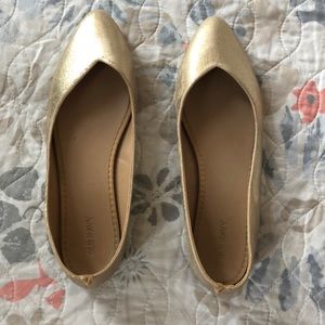Old Navy Gold Sparkly Flats